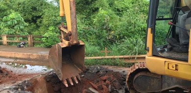 Governo recupera dois trechos de rodovias danificados pelas chuvas